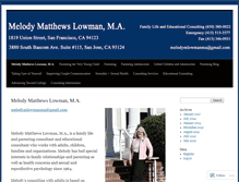 Tablet Screenshot of melodymlowmanma.com
